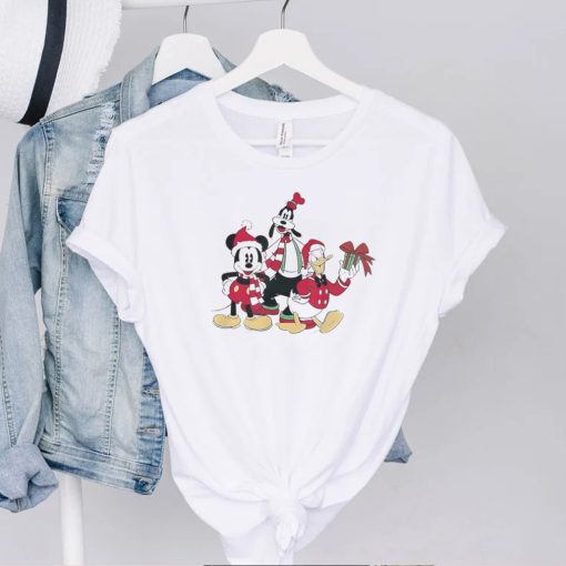 Mickey Mouse And Donald Duck Disney Christmas Shirt