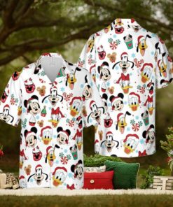 Mickey Mouse And Friends Disney Christmas Candy Hawaiian Shirt