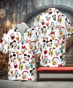 Mickey Mouse And Friends Disney Christmas Candy Hawaiian Shirt