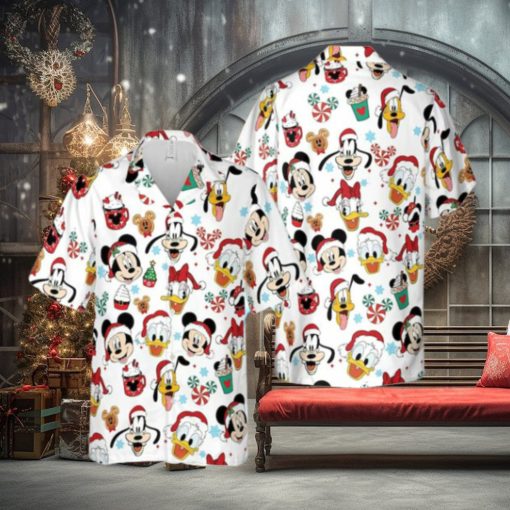 Mickey Mouse And Friends Disney Christmas Candy Hawaiian Shirt