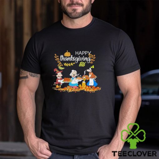 Mickey Mouse And Friends Happy Thanksgiving Shirt