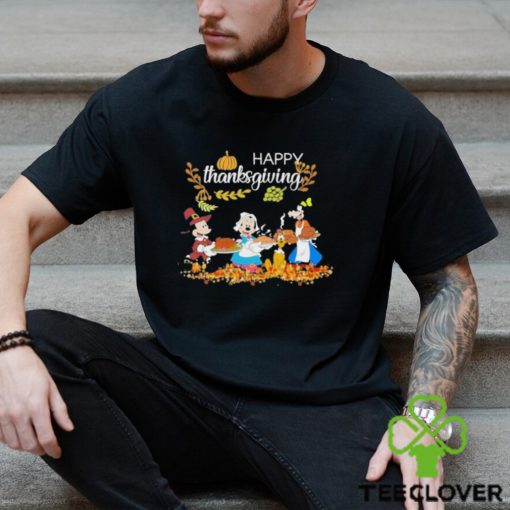 Mickey Mouse And Friends Happy Thanksgiving Shirt