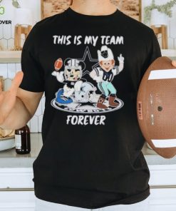 Mickey Mouse And Mascot This Is My Team Forever Dallas Cowboys Shirt 1 Mickey Mouse And Mascot This Is My Team Forever Dallas Cowboys Shirt