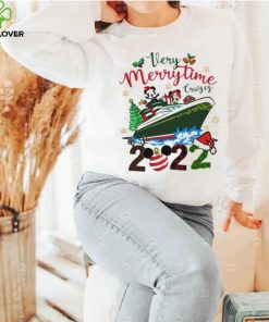 Mickey Mouse And Minnie Mouse Boat Very Merrytime 2022 Christmas shirt