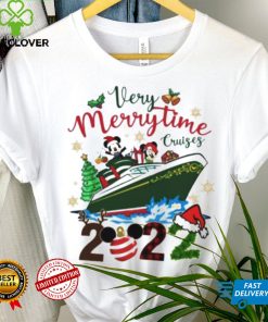 Mickey Mouse And Minnie Mouse Boat Very Merrytime 2022 Christmas shirt