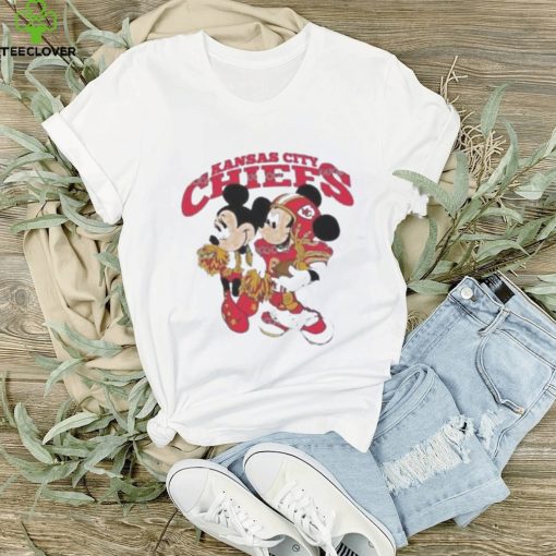 Mickey Mouse And Minnie Mouse Kansas City Chiefs Shirt