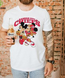 Mickey Mouse And Minnie Mouse Kansas City Chiefs T Shirt