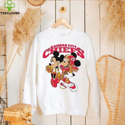 Mickey Mouse And Minnie Mouse Kansas City Chiefs T Shirt