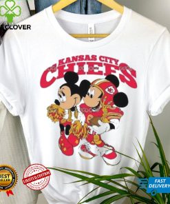 Mickey Mouse And Minnie Mouse Kansas City Chiefs T Shirt