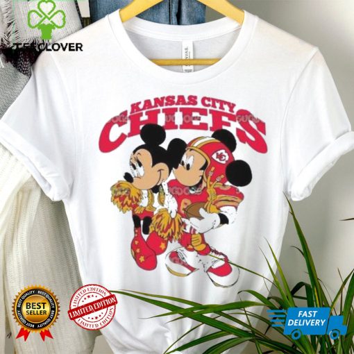 Mickey Mouse And Minnie Mouse Kansas City Chiefs T Shirt