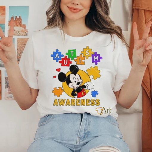 Mickey Mouse Autism Awareness Mouse Character Autism shirt