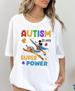 Mickey Mouse Autism is My Super Power Super Hero Mouse Autism shirt