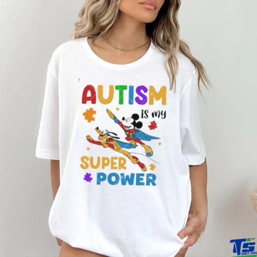 Mickey Mouse Autism is My Super Power Super Hero Mouse Autism hoodie, sweater, longsleeve, shirt v-neck, t-shirt