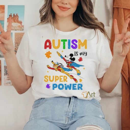 Mickey Mouse Autism is My Super Power Super Hero Mouse Autism hoodie, sweater, longsleeve, shirt v-neck, t-shirt