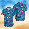 Mickey Mouse Call Phone Green Bay Packers Blue Button Down Hawaiian Shirt Mickey Mouse Call Phone Green Bay Packers Blue Button Down Hawaiian Shirt