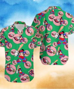 Mickey Mouse Baseball Philadelphia Eagles Nfl Irish Green Big And Tall Tropical Hawaiian Shirts