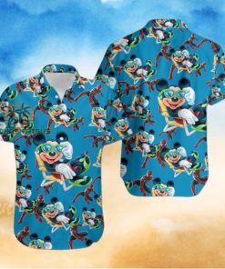 Mickey Mouse Beach Spiderman Avengers Mens Funny Hawaiian Shirts
