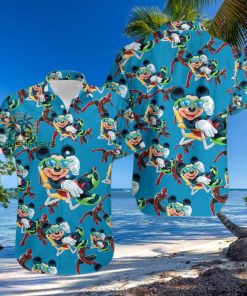 Mickey Mouse Beach Spiderman Avengers Mens Funny Hawaiian Shirts