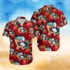 Mickey Mouse Explorer Watermelon Royal Blue Aloha Print Hawaiian Shirt