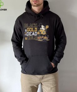 Mickey Mouse Boston Bruins Black And Gold ‘Til I’m Dead And Cold Shirt