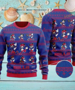 Mickey Mouse Buffalo Bills Ugly Christmas Sweater
