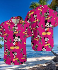 Mickey Mouse Call Phone Avengers Hulk Mens Hawaiian T Shirts