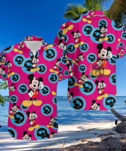 Mickey Mouse Call Phone Carolina Panthers Heliconia Rams Hawaiian Shirt