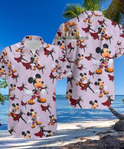 Mickey Mouse Character Marvel Thor With Hammer Tropical Print Hawaiian Shirt 1 Mickey Mouse Character Marvel Thor With Hammer Tropical Print Hawaiian Shirt