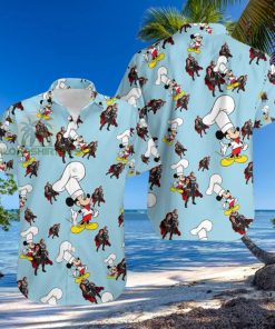 Mickey Mouse Chef Avengers Thor Character Hawaiian Shirt