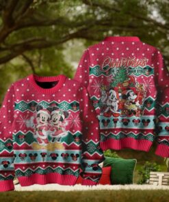 Mickey Mouse Christmas On Main Street Ugly Sweater