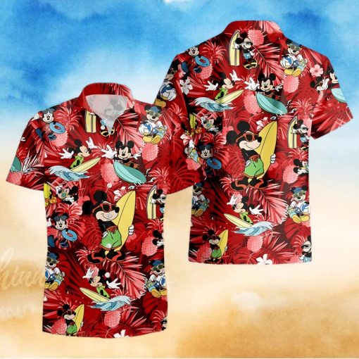 Mickey Mouse Costume Disney Full Printing Hawaiian Shirt