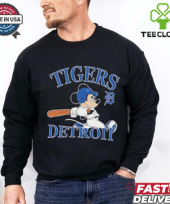 Mickey Mouse Detroit Tigers baseball shirt