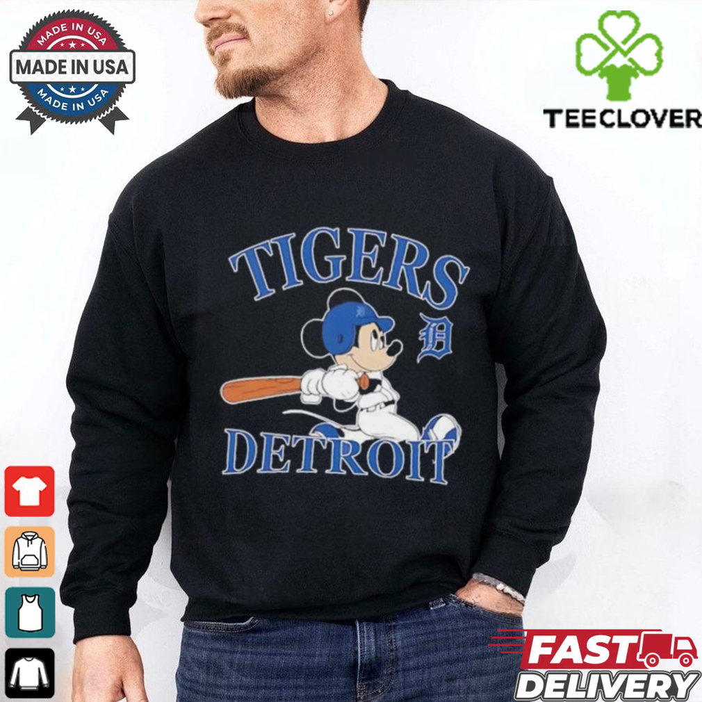 Mickey Mouse Detroit Tigers baseball shirt Mickey Mouse Detroit Tigers baseball shirt