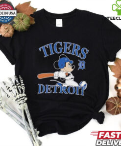 Mickey Mouse Detroit Tigers baseball shirt