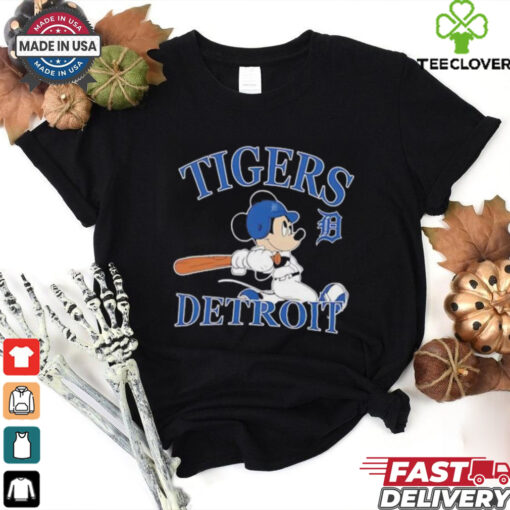 Mickey Mouse Detroit Tigers baseball shirt