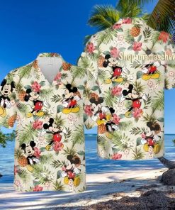Mickey Mouse Disney Hibiscus Pineapple Disney Hawaiian Shirt