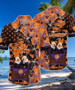 Mickey Mouse Disney NCAA Clemson Tigers Hawaiian Shirt Beach Lovers Gift