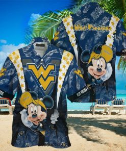 Mickey Mouse Disney NCAA West Virginia Mountaineers Hawaiian Shirt