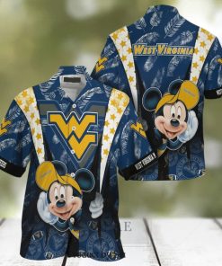 Mickey Mouse Disney NCAA West Virginia Mountaineers Hawaiian Shirt