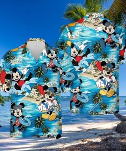 Mickey Mouse Disney Summer Vacation At The Beach Full Printing Hawaiian Shirt