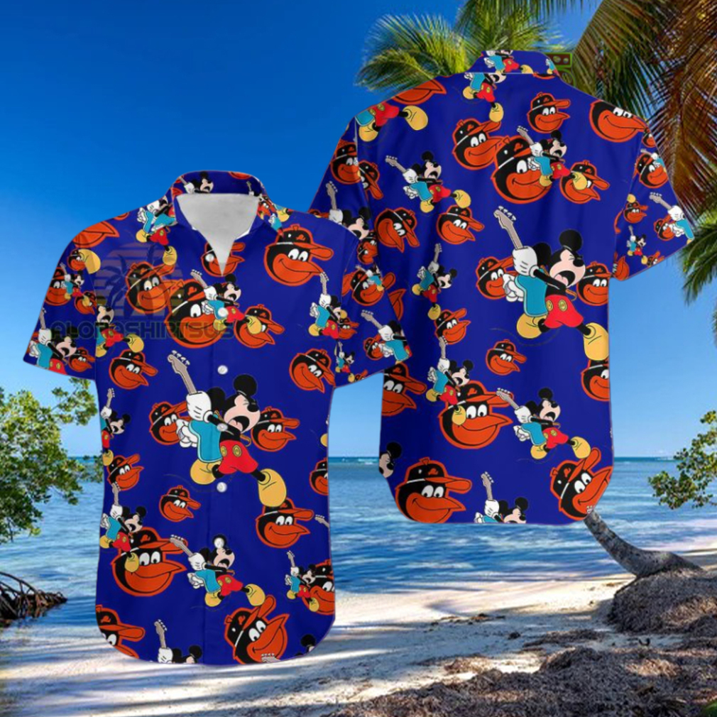 Mickey Mouse Electric Guitar Baltimore Orioles Navy 5Xl Hawaiian Shirts Mickey Mouse Electric Guitar Baltimore Orioles Navy 5Xl Hawaiian Shirts