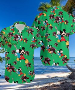 Mickey Mouse Electric Guitar Marvel Avengers Wanda Maximoff Novelty Hawaiian Shirts