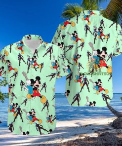 Mickey Mouse Electric Guitar Nebula Gamora War Machine Marvel Modern Hawaiian Shirts