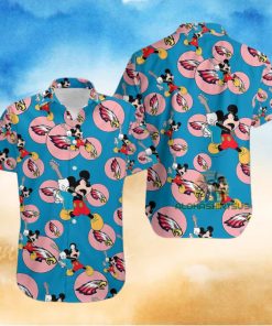 Mickey Mouse Electric Guitar Philadelphia Eagles Nfl Sapphire His And Hers Hawaiian Shirts