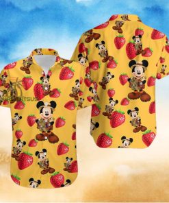 Mickey Mouse Explorer Strawberry Dasy Bulk Hawaiian Shirts