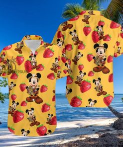 Mickey Mouse Explorer Strawberry Dasy Bulk Hawaiian Shirts