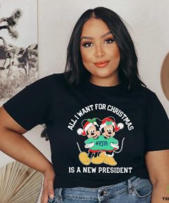 Mickey Mouse FJB All I Want For Christmas Is A New President Shirt