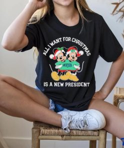 Mickey Mouse FJB All I Want For Christmas Is A New President Shirt