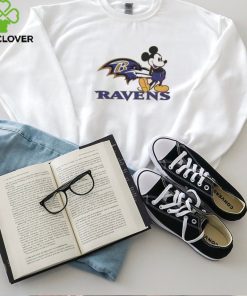 Mickey Mouse Football Baltimore Ravens Logo Shirt 2 Mickey Mouse Football Baltimore Ravens Logo Shirt