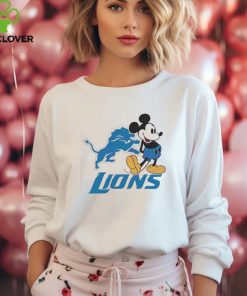 Mickey Mouse Football Detroit Lions Logo 2024 Shirt
